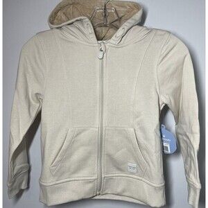 Cubcoats Bori the Bear Zip-Up Hoodie & Plush Kids 6-7 Oatmeal Tan